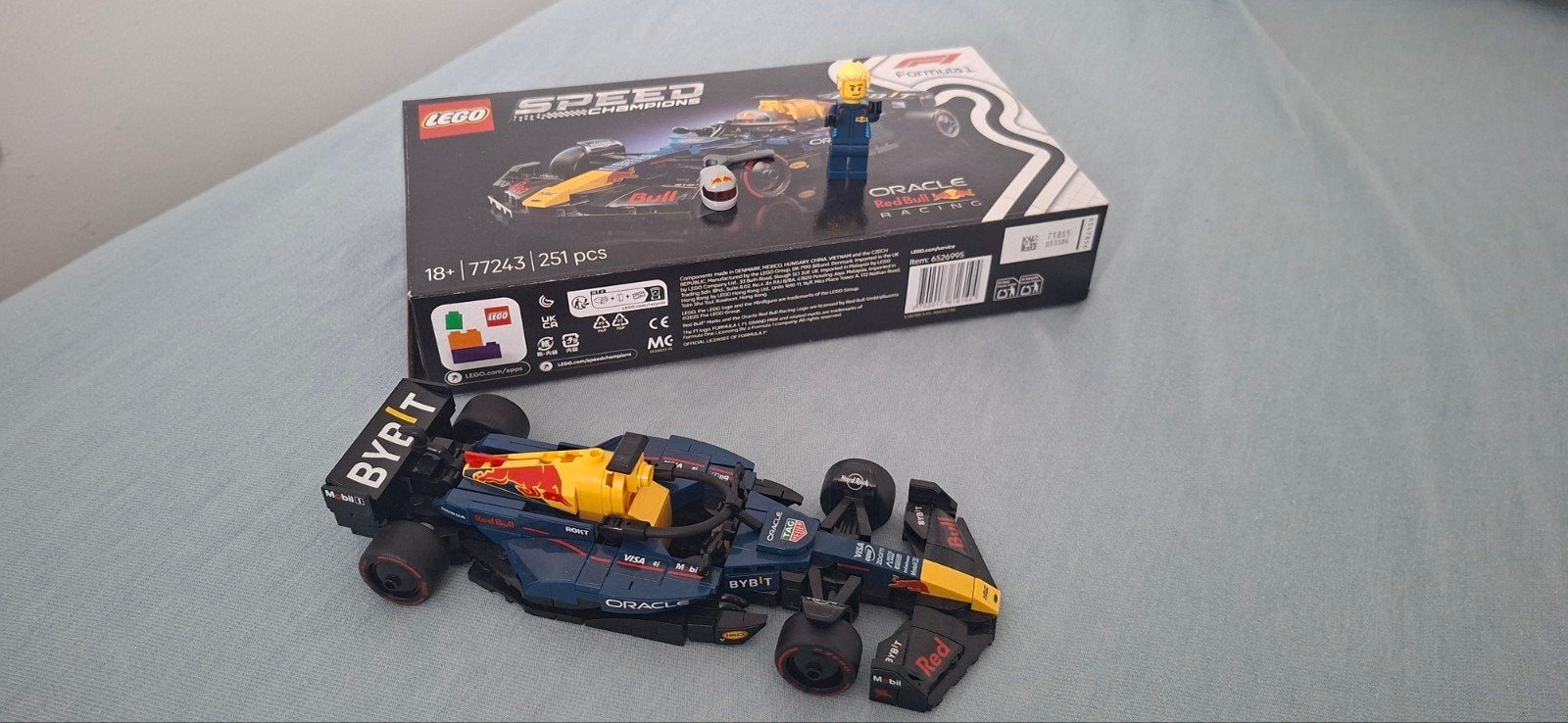 Lego speed champions 77243 F1 Redbull auto, Lego, Zo goed als nieuw, Compleet, Complete set