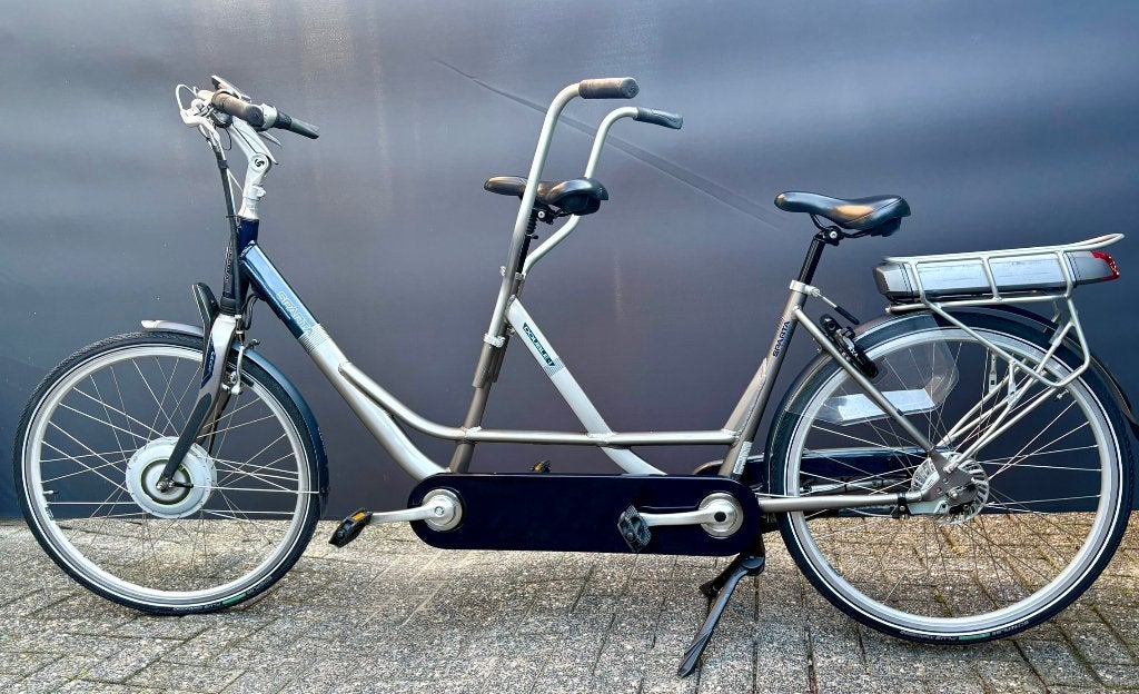 sparta double I tandem met gashendel + garantie, Fietsen en Brommers, Ophalen, Minder dan 10 versnellingen, Vering, Zo goed als nieuw