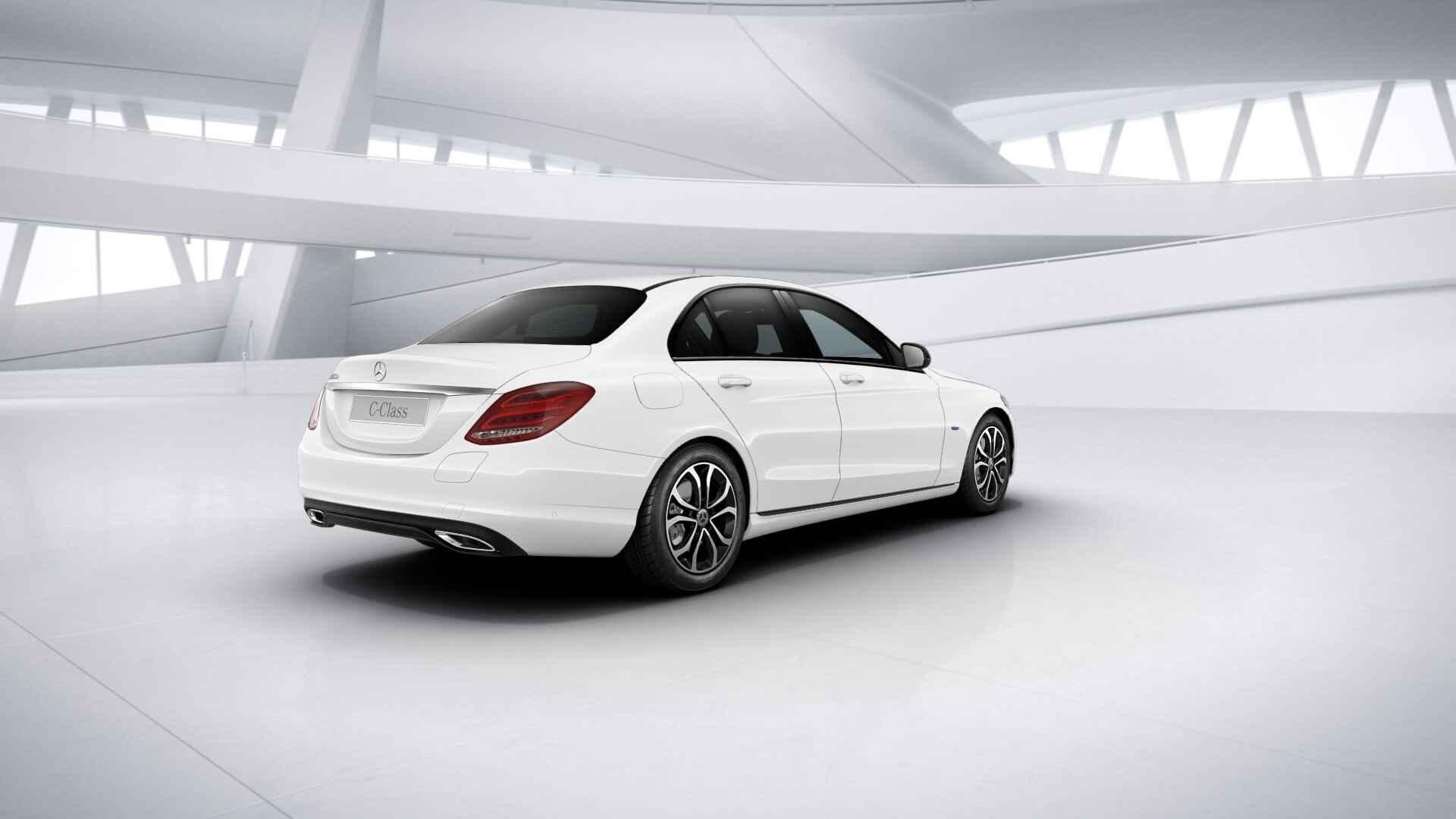 Mercedes-Benz C-klasse 350 e Premium | Night | Schuif/kantel, Auto's, Automaat, Achterwielaandrijving, Gebruikt, Wit