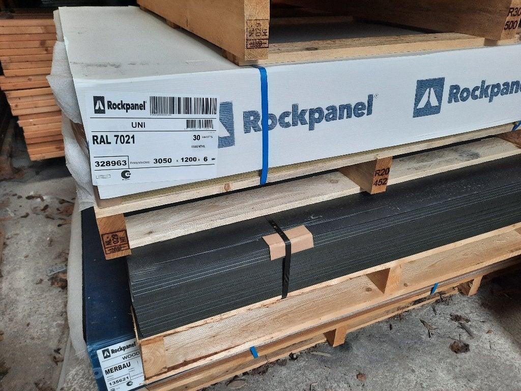 Nieuwe Rockpanel panelen – Zwartgrijs (RAL7021) aan €195 pp, Ophalen of Verzenden, Nieuw