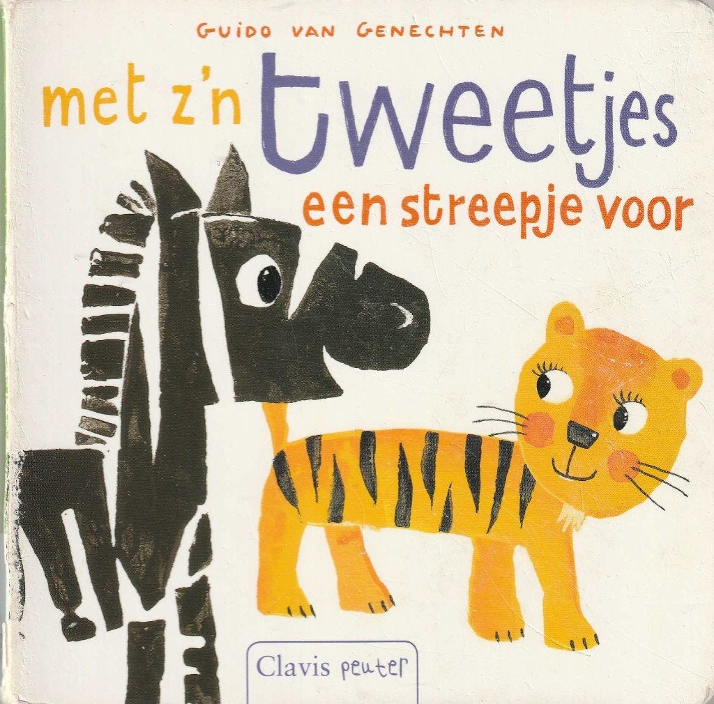 Met z'n tweetjes een streepje voor - Guido van Genechten, Ophalen of Verzenden, Zo goed als nieuw, Guido van Genechten