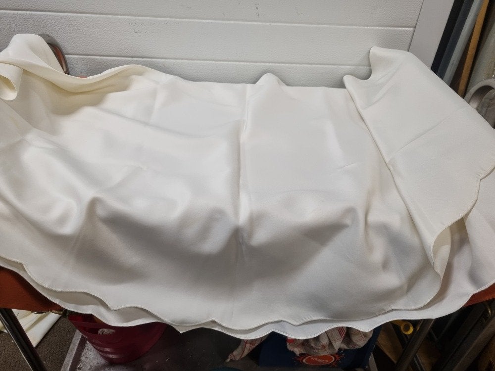 tafelkleed rond 170cm creme, Ophalen of Verzenden, 'T Olde Gre-j, Info@toldegrej.nl, Endepoelstraat 20f Didam
