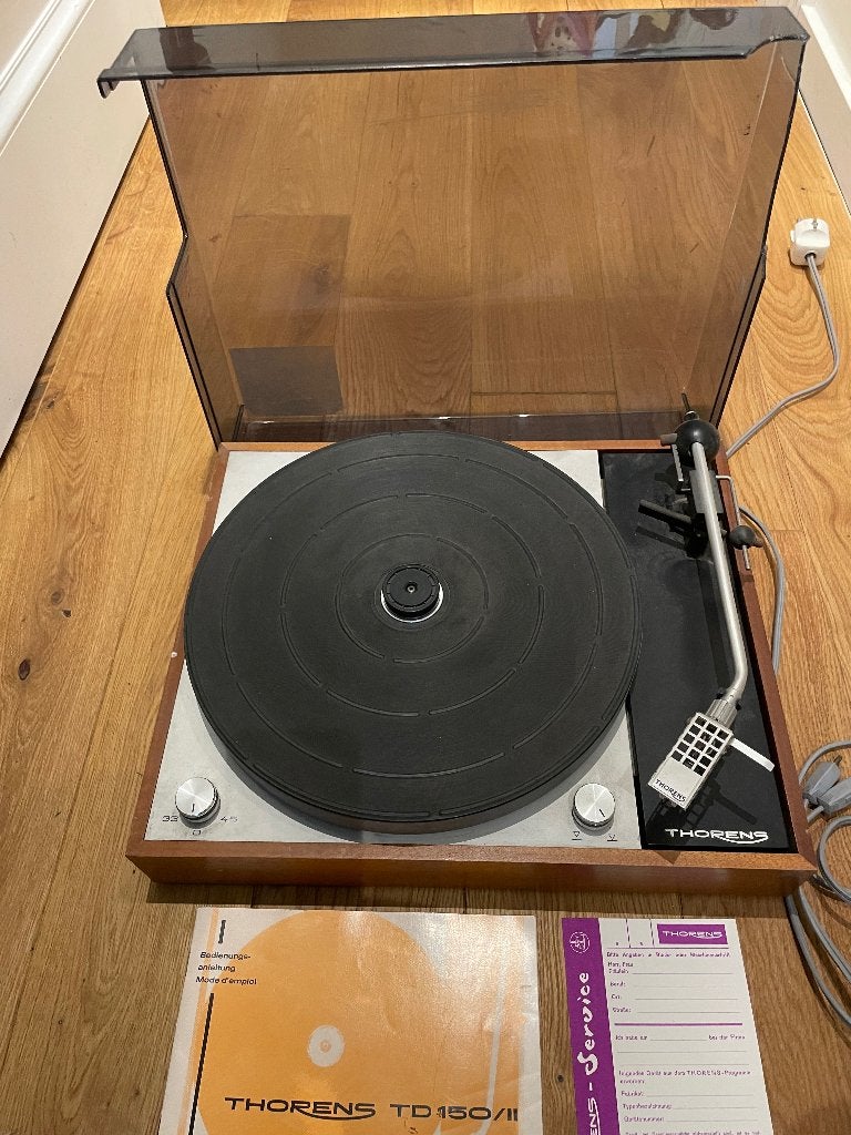 Thorens TD 150/II  platenspeler, Ophalen, Gebruikt, Platenspeler, Thorens
