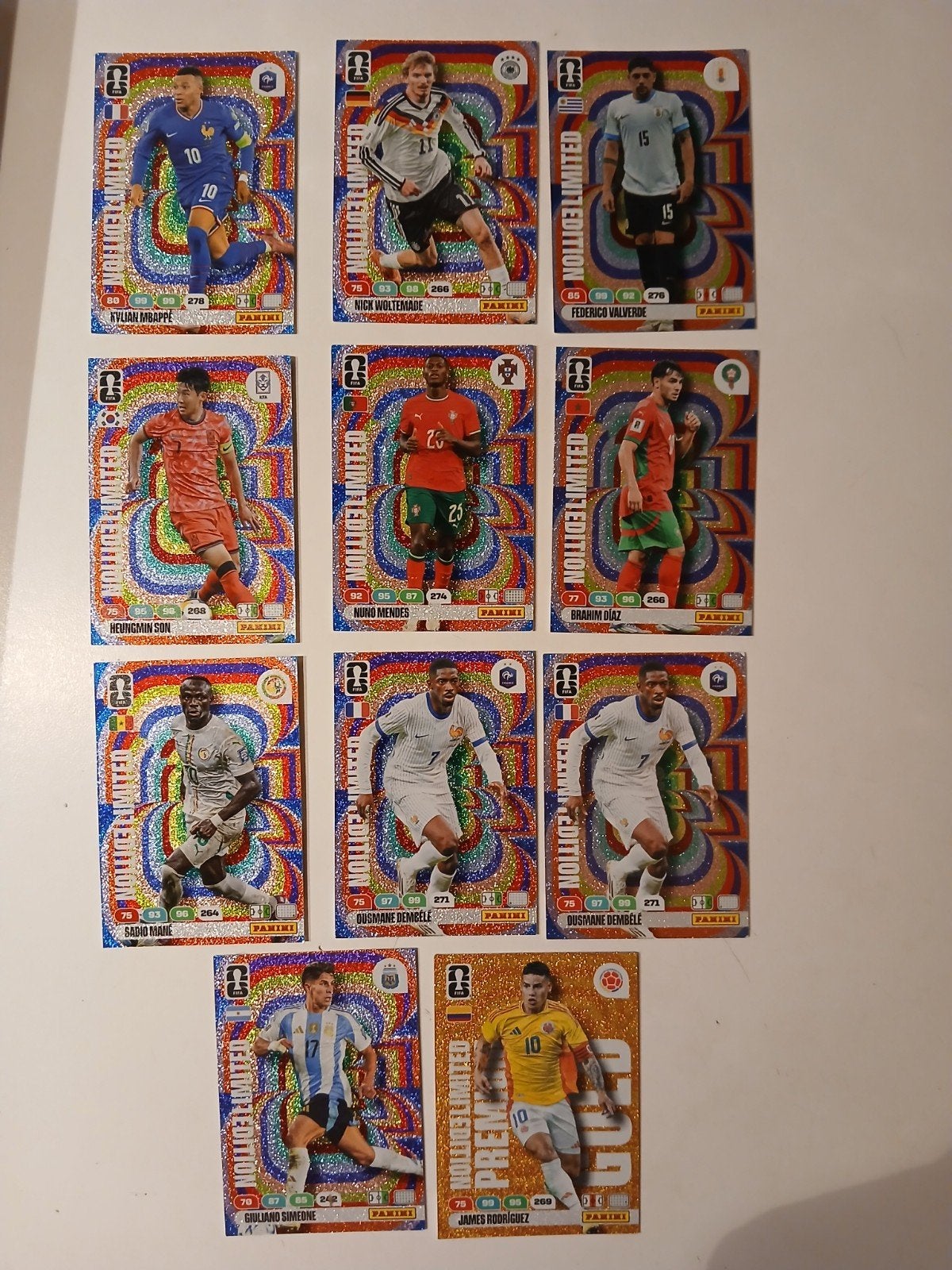 Panini Wk 2026 limited editions RUILEN!!, Ophalen of Verzenden, Zo goed als nieuw, Meerdere plaatjes