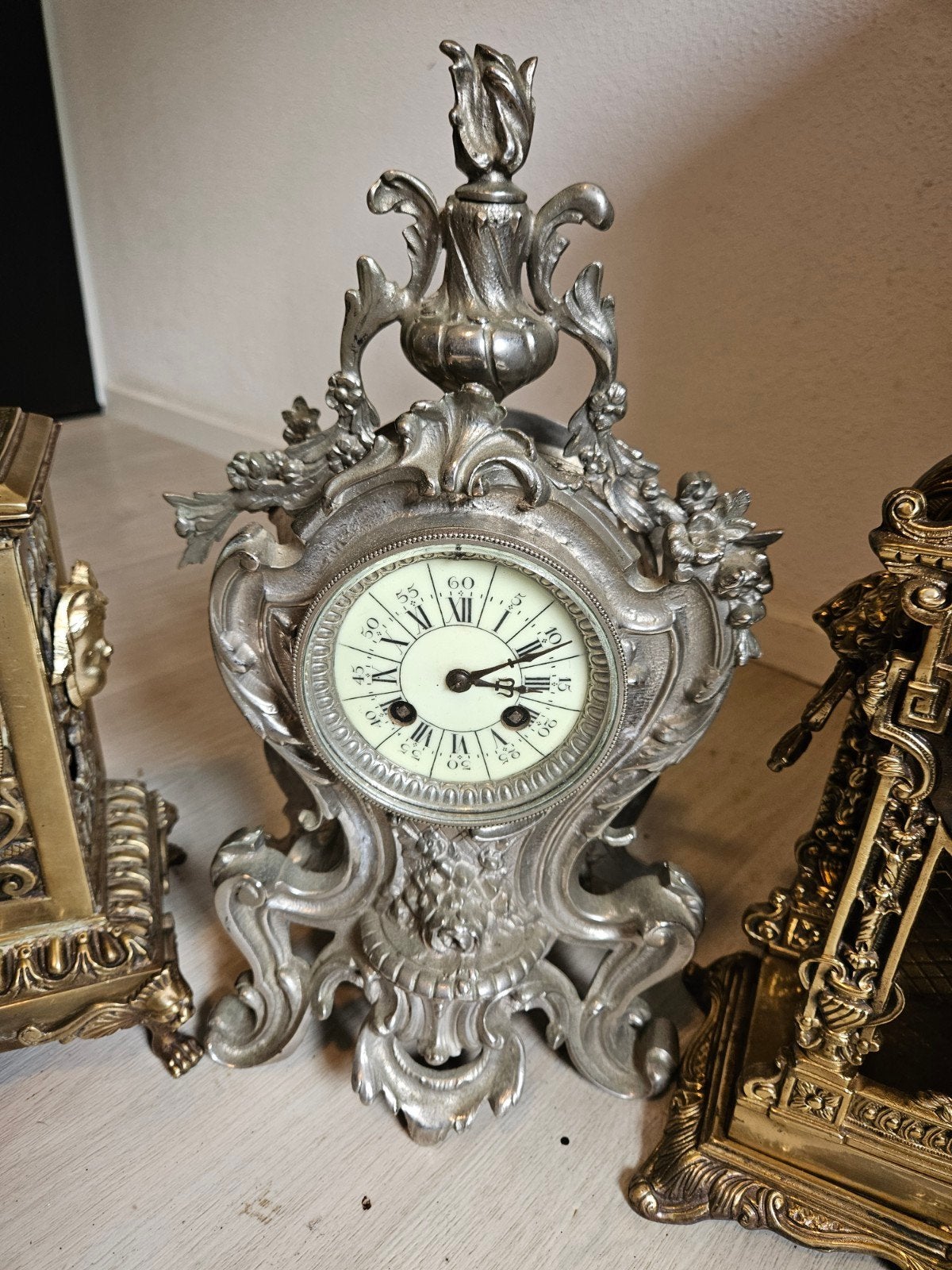 mooie bronze pendule, Ophalen of Verzenden