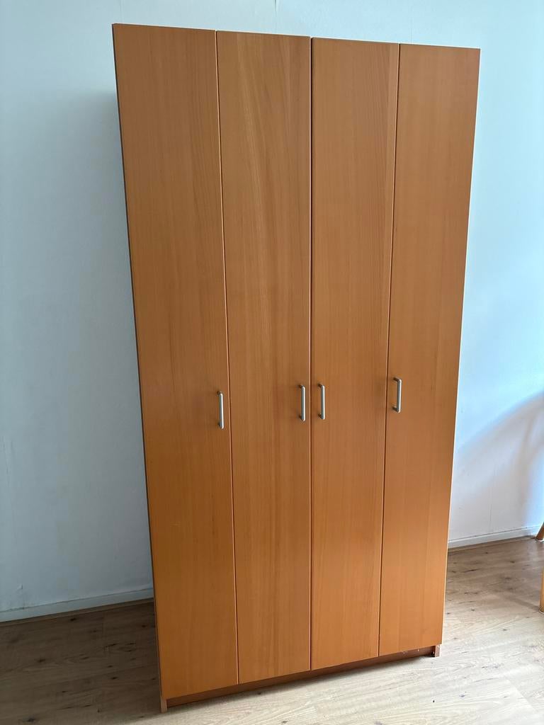 Kledingkast met 2 schuifdeuren. Hang-leg kast., Ophalen, Gebruikt, 200 cm of meer, Overige houtsoorten