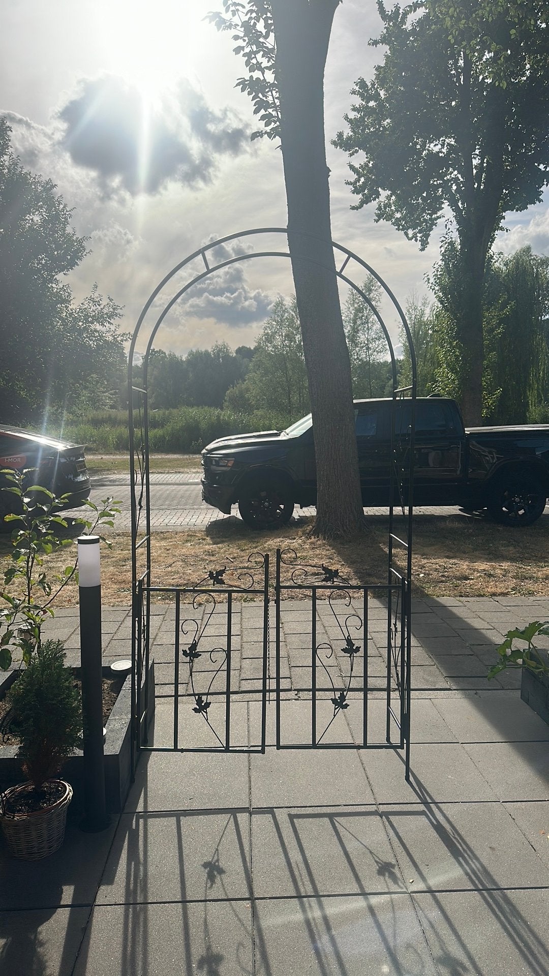 Tuin deur Nieuw, Ophalen of Verzenden, Zo goed als nieuw, IJzer, Tuinhek