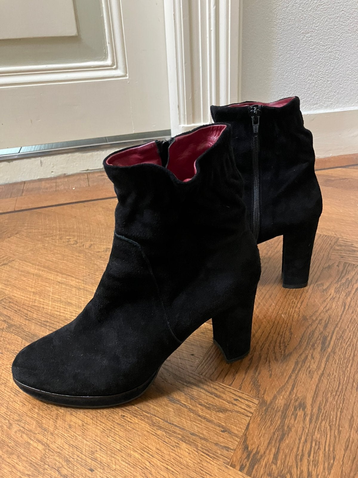 Lillian suede laarsjes maat 38, Ophalen of Verzenden, Zo goed als nieuw, Zwart