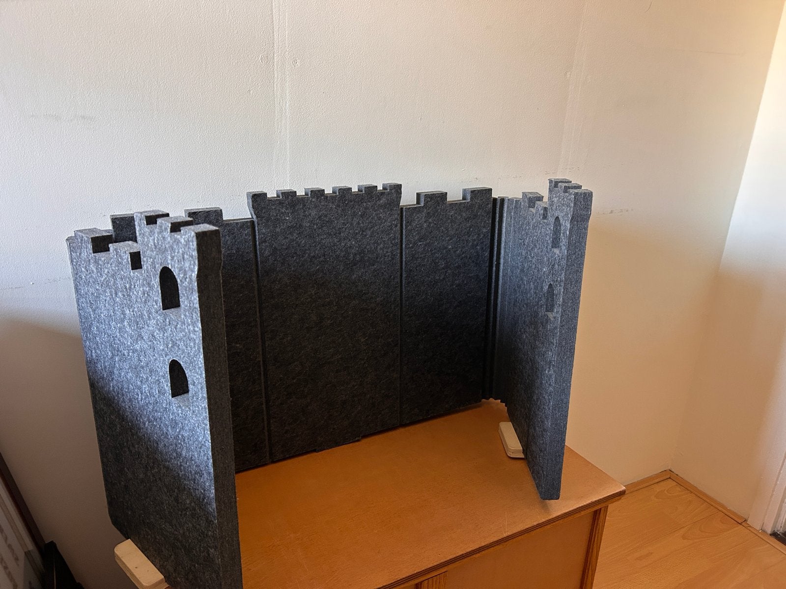 Vilt kasteel speelset / concentratiescherm voor kinderen, Ophalen, Gebruikt, Overige typen