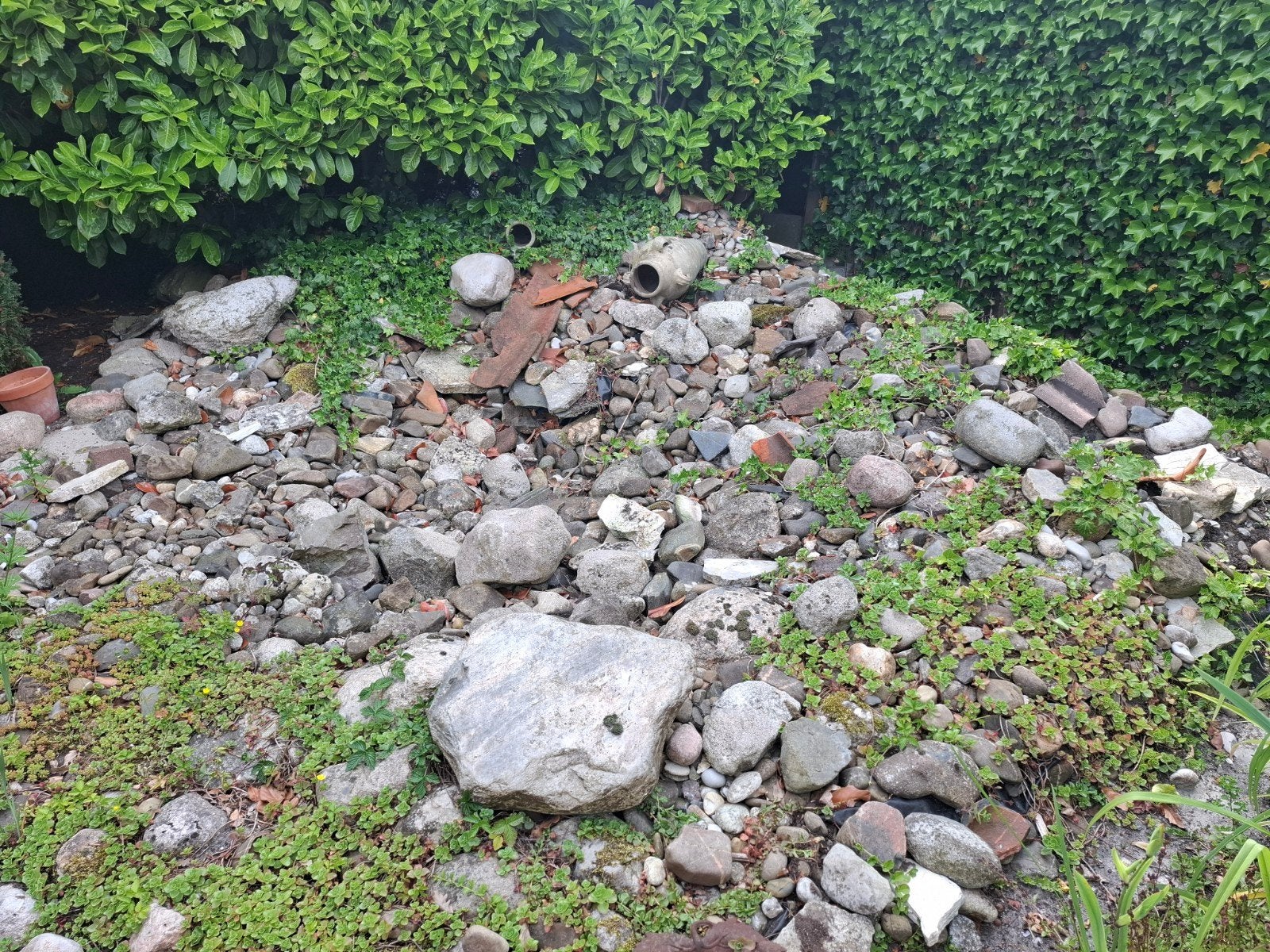 Gratis Zwerfkeien, Tuin en Terras, Ophalen, Gebruikt