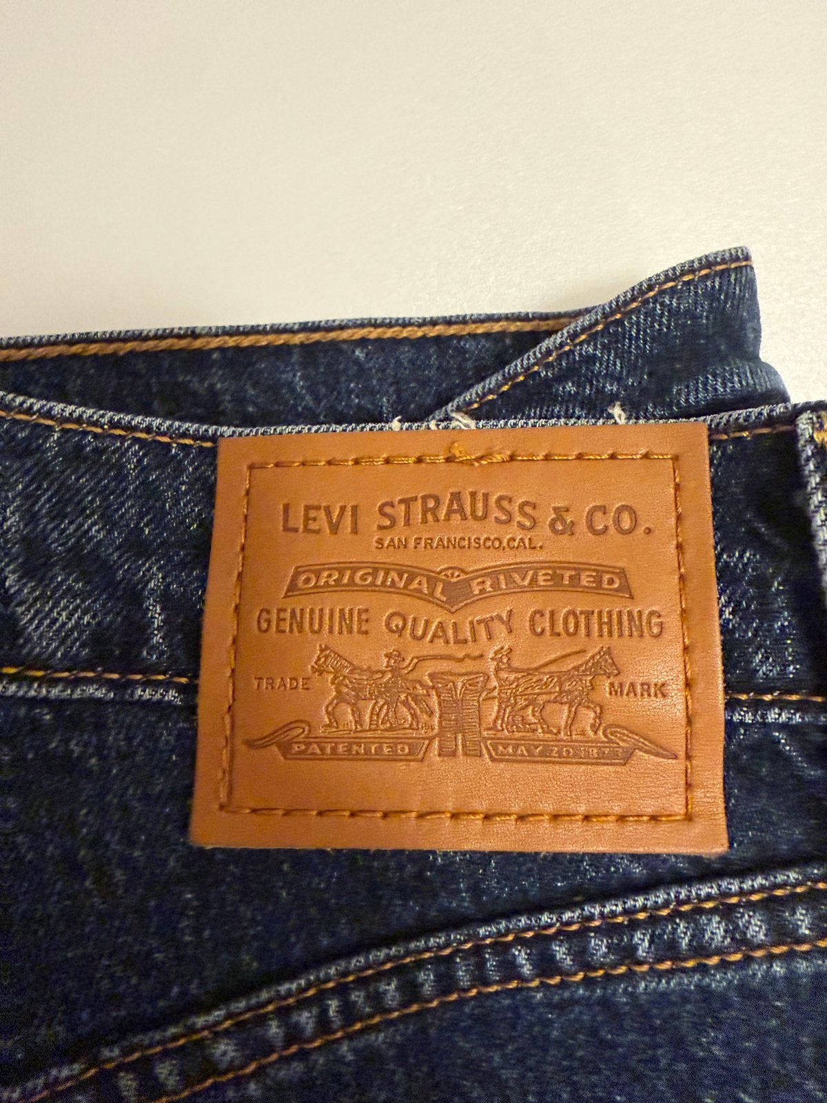 Levis’s Jeans zo goed als nieuw, Ophalen of Verzenden, Zo goed als nieuw, Blauw, W30 - W32 (confectie 38/40)