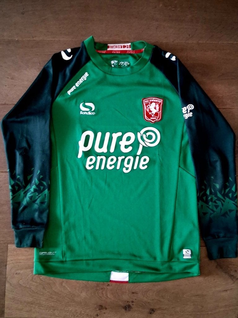 Fc twente sondico voetbal kinder keepershirt maat 146-152, Maat XS of kleiner, Ophalen of Verzenden, Gebruikt, Shirt