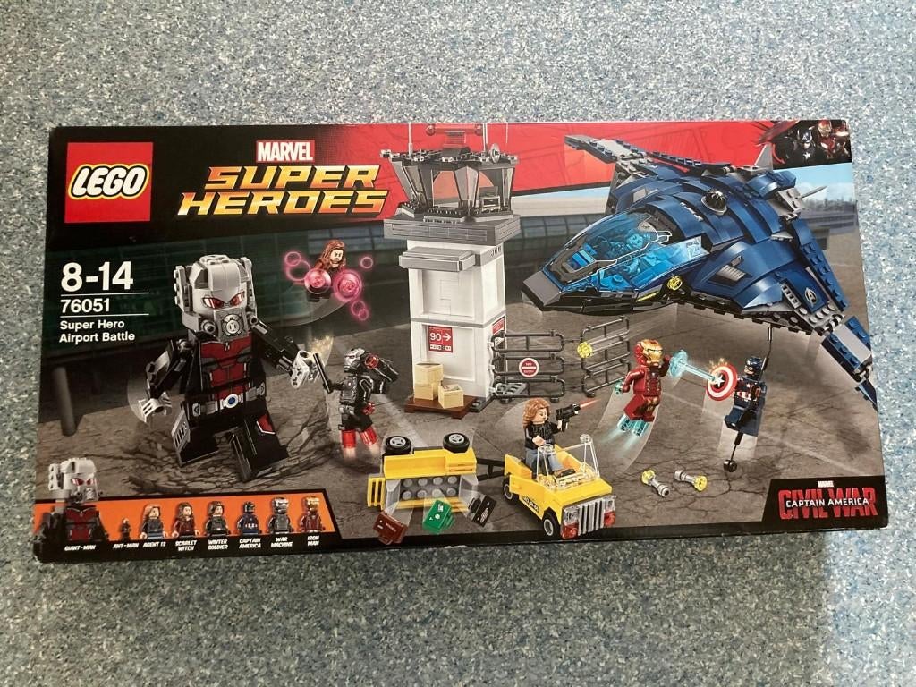Lego Marvel Super Heroes Super Hero Airport Battle 76051, Marvel, Lego, Nieuw, Ophalen of Verzenden