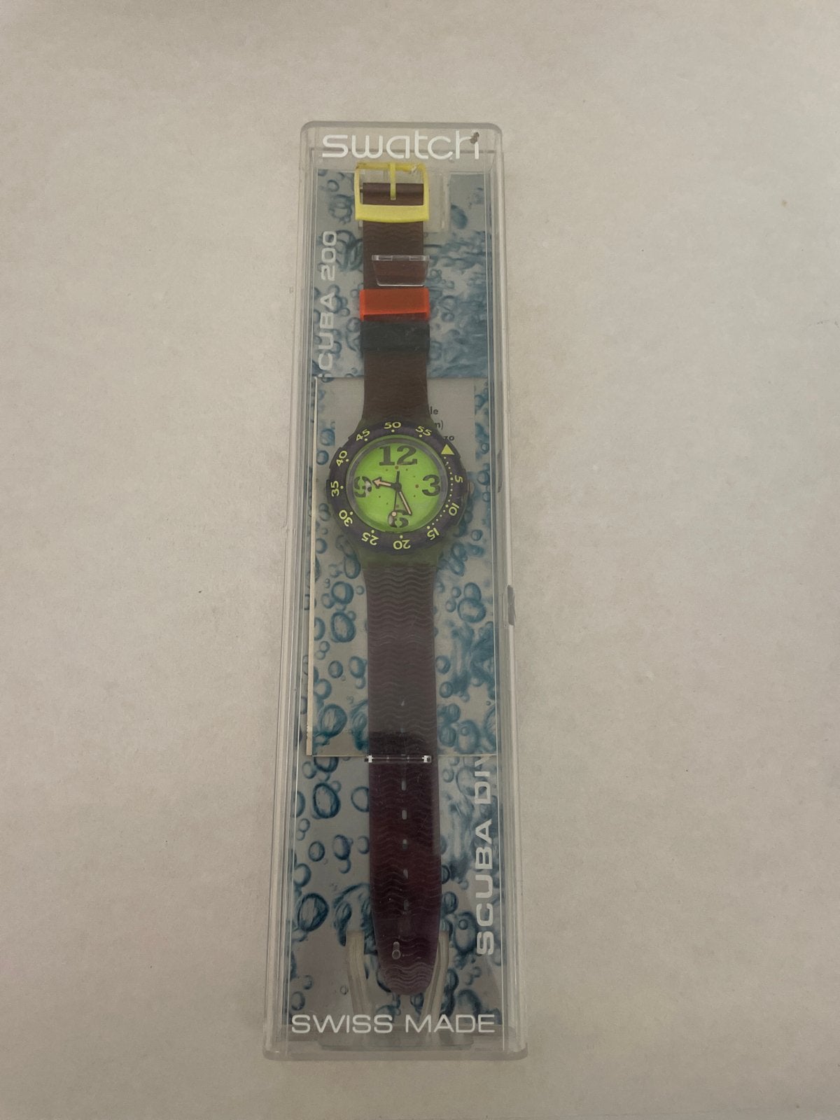 Swatch Scuba 200 duikhorloge - Nieuw in verpakking, Kunststof, Polshorloge, Swatch, Nieuw
