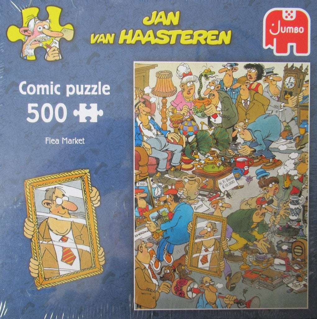 Jan van Haasteren - Flea Market, Ophalen of Verzenden, 500 t/m 1500 stukjes, Gebruikt, Legpuzzel