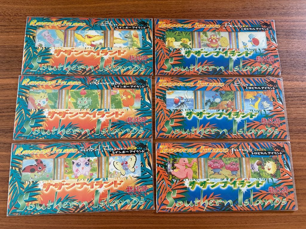 Pokemon Rainbow Island en Tropical Island  set, Ophalen of Verzenden, Zo goed als nieuw