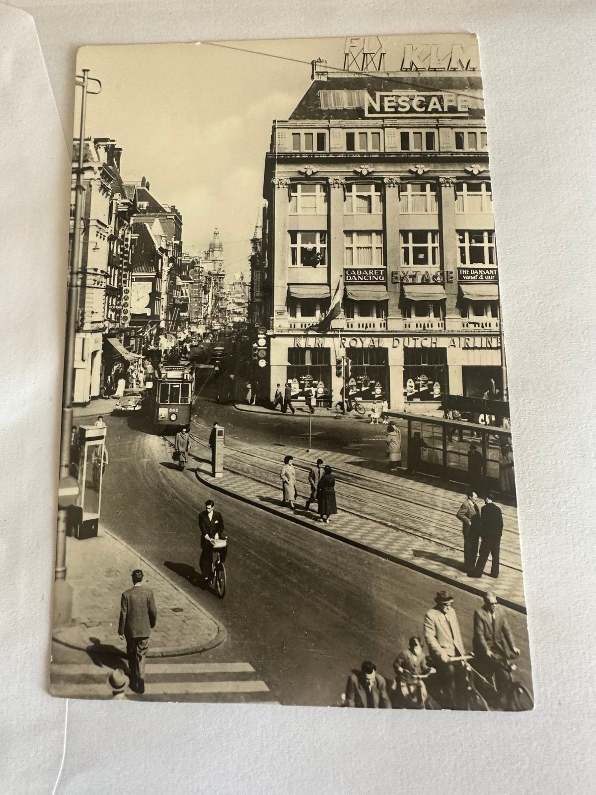 Oude ansichtkaart Leidse straat, Verzenden, Voor 1940, Zo goed als nieuw
