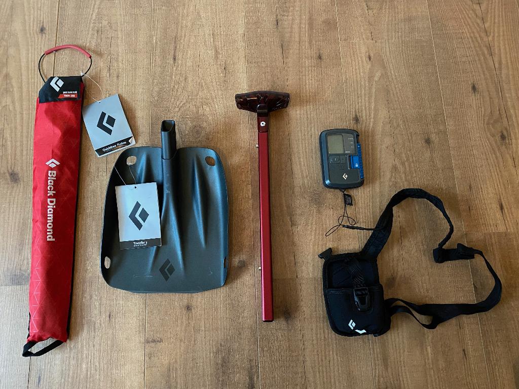 [Te huur] Lawine pieper drie-eenheid Black Diamond, Sport en Fitness, 160 tot 180 cm, Overige typen, Zo goed als nieuw, Skiën