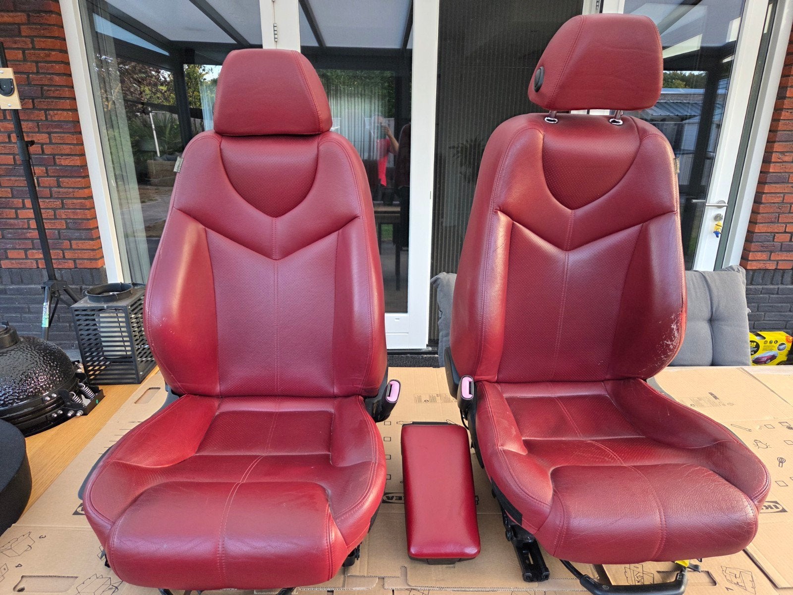 Compleet rood lederen interieur Alfa Romeo GT, Ophalen, Gebruikt, Alfa Romeo