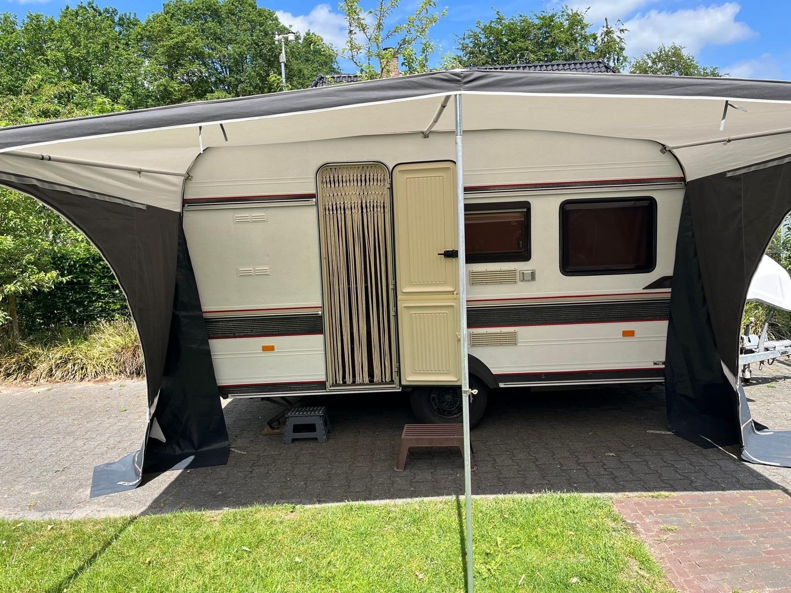 Vintage Hobby caravan voor avontuurlijke reizen, Caravans en Kamperen, Hobby, Treinzit, Particulier, 5 tot 6 meter