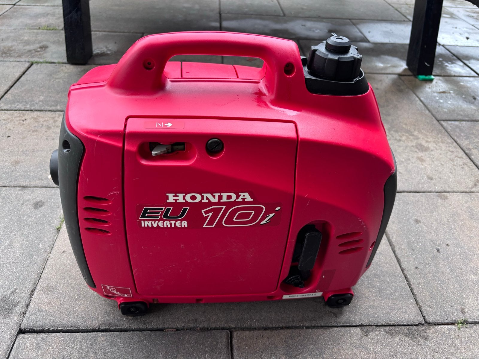 Honda EU 10i Inverter Aggregaat - Volle tank!, Ophalen, Gebruikt, Minder dan 5 kVA, Benzine