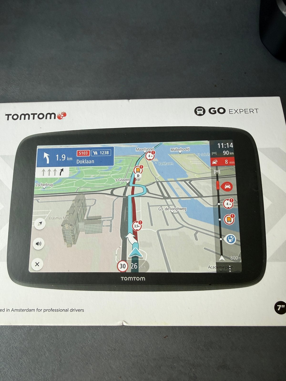 TomTom GO Expert 7 inch navigatiesysteem, Ophalen of Verzenden, Gebruikt