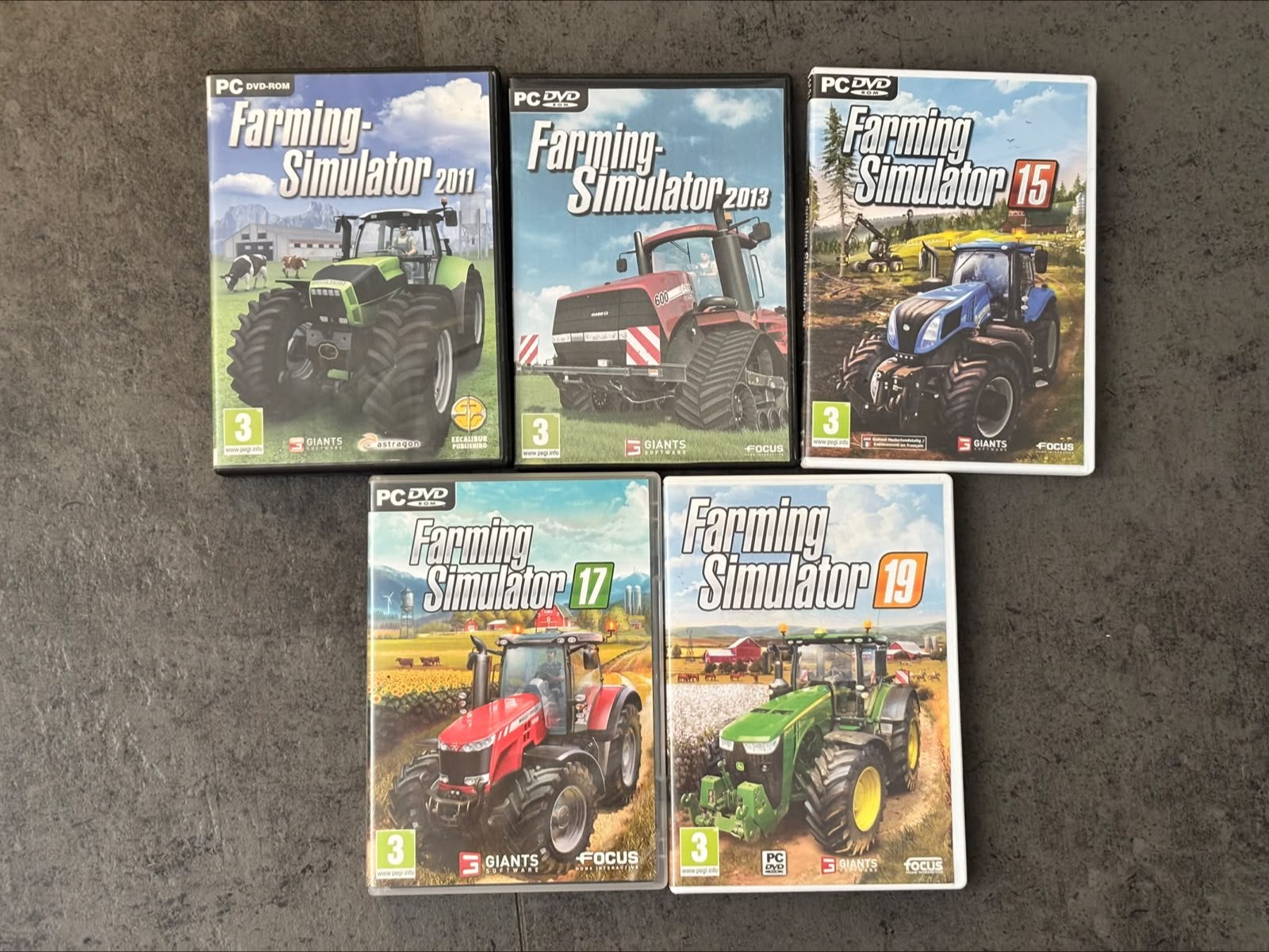 5x Farming simulator, Ophalen of Verzenden, Zo goed als nieuw, Overige soorten