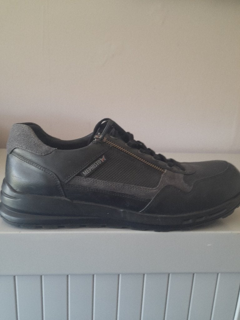 Mephisto zwarte lage schoenen in maat 10.5 / 45 EU, Zwart, Nieuw, Ophalen of Verzenden, Veterschoenen