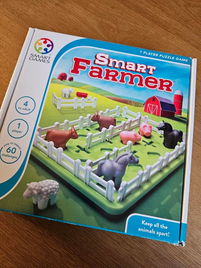 Smart Farmer puzzelspel, Een of twee spelers, Ophalen of Verzenden, Zo goed als nieuw, Smart Games
