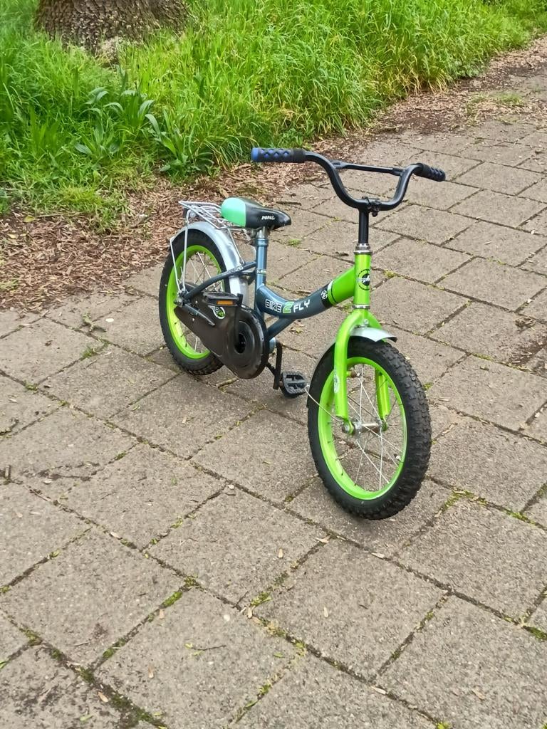 Stoere 16 inche jongens fiets, Fietsen en Brommers, Fietsen | Kinderfietsjes, Ophalen, Gebruikt, 16 tot 20 inch