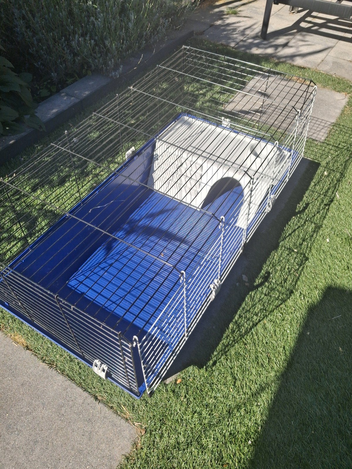 Konijnenhok, Dieren en Toebehoren, 110 cm of meer, Zo goed als nieuw, Konijn, Hok