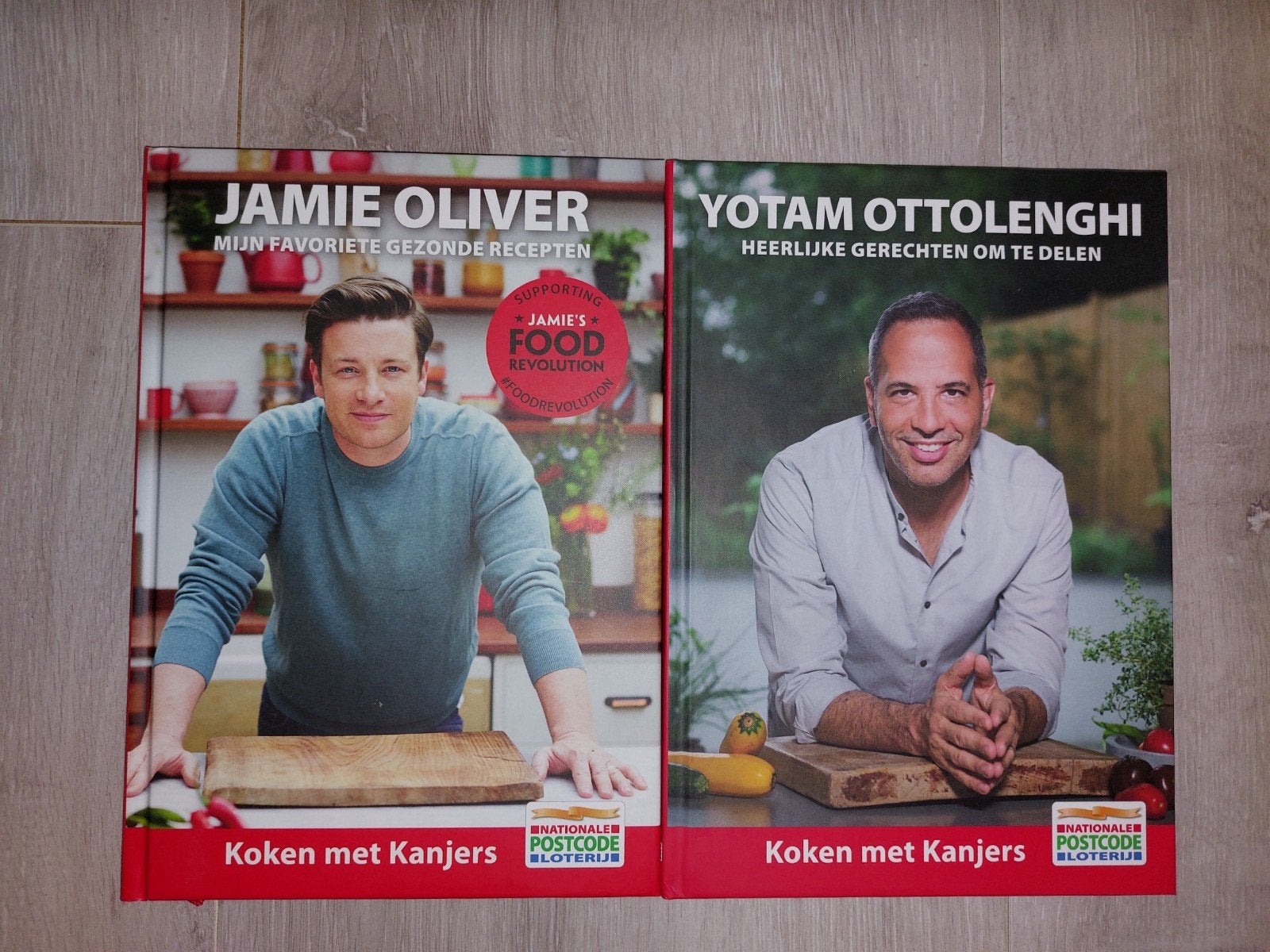 Kookboeken Jamie Oliver & Yotam Ottolenghi - Gezond Koken, Gezond koken, Hoofdgerechten, Ophalen of Verzenden, Zo goed als nieuw