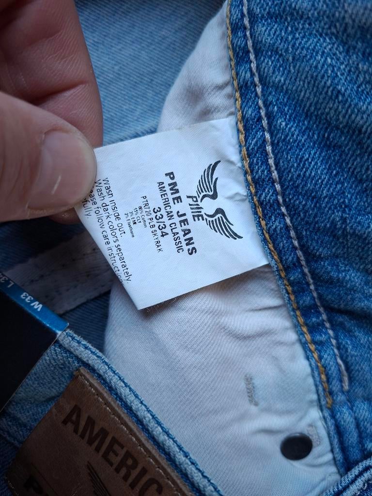 PME LEGEND Skyrak regular fit jeans W33 L34, Blauw, Nieuw, Ophalen of Verzenden, W33 - W34 (confectie 48/50)