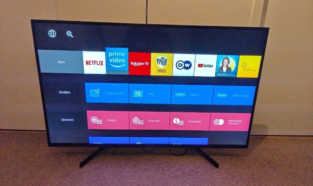 Sony 49 inch 4k smart tv, Ophalen, 50 Hz, Zo goed als nieuw, 4k (UHD)