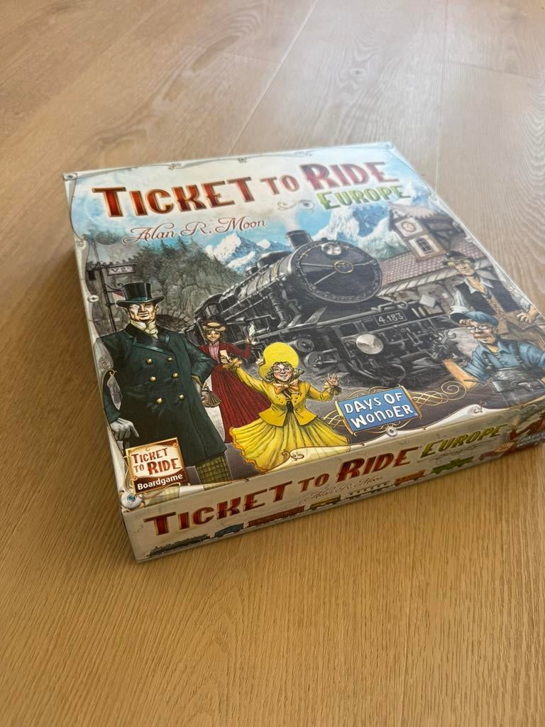 Ticket to ride - Europe, Hobby en Vrije tijd, Gezelschapsspellen | Kaartspellen, Ophalen, Nieuw