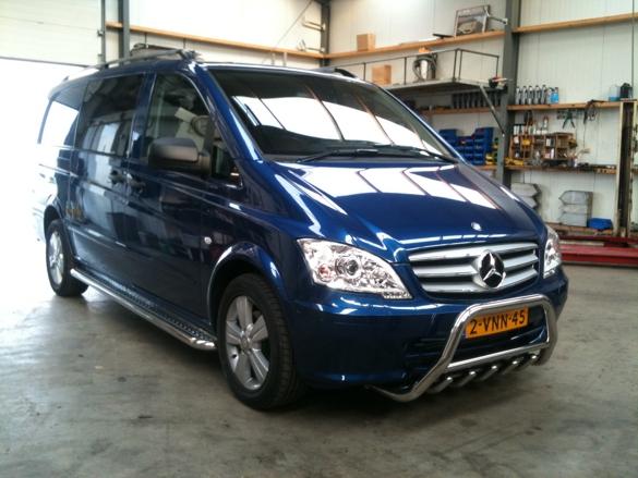 Mercedes Viano Sidebars met aluminium trede, Niet ingevuld, Niet ingevuld, Niet ingevuld