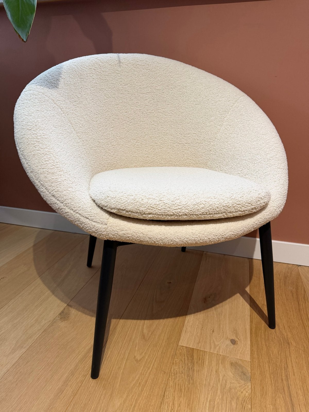 Moderne Crèmekleurige Teddy Fauteuil - Zo goed als nieuw, Ophalen, Overige kleuren, Zo goed als nieuw, Eén