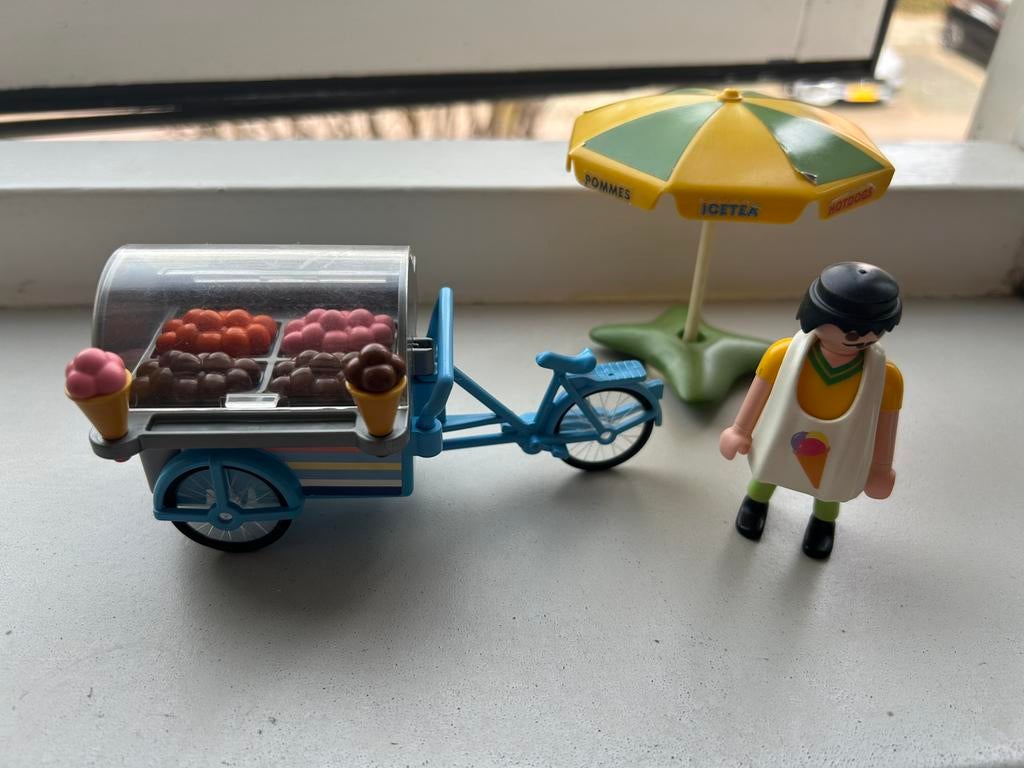Playmobil ijscokar, Ophalen, Zo goed als nieuw