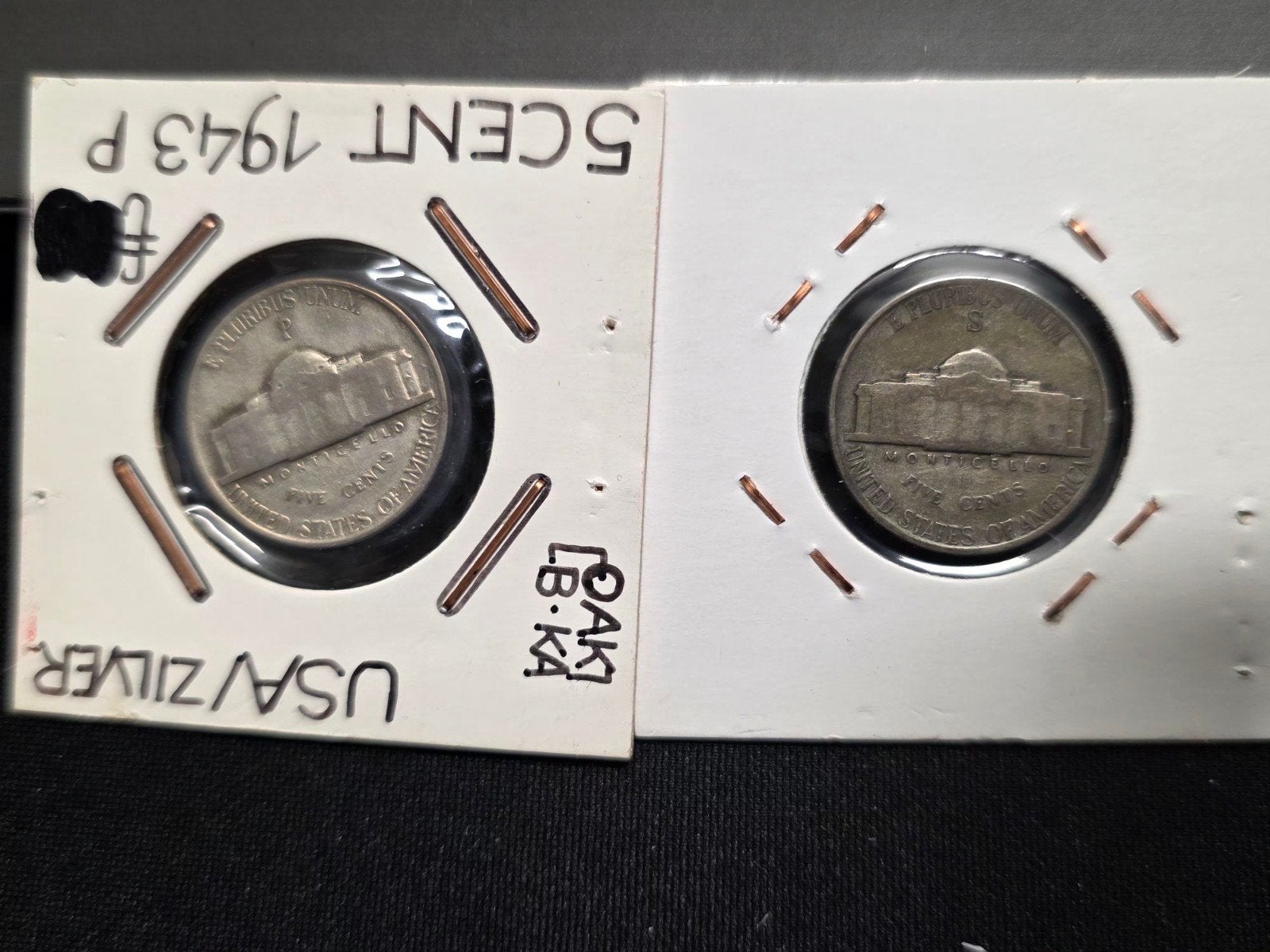 5 cent Warnickes Amerika 2x, Verzenden, Noord-Amerika, Setje, Zilver
