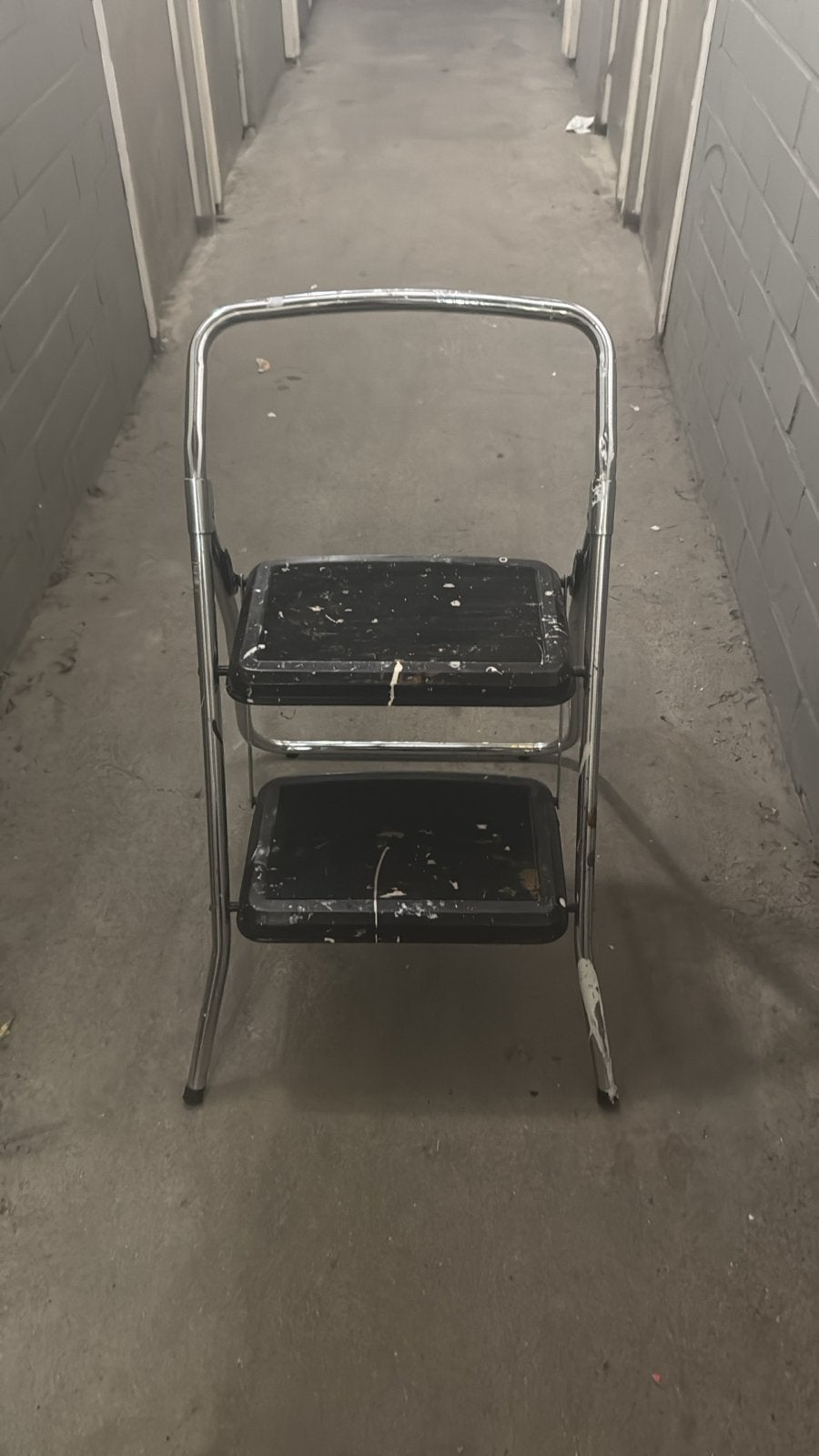 Gebruikte trap met 2 treden, Ophalen, Gebruikt, Trap, Opvouwbaar of Inschuifbaar