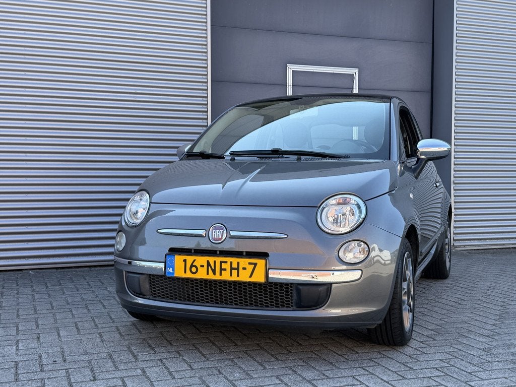 Fiat 500 1.2 Lounge I Automaat I Airco I Leder I Pano.dak, Auto's, Fiat, Euro 5, Gebruikt, 4 cilinders, Bedrijf