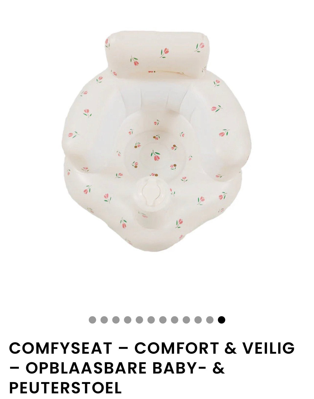 COMFYSEAT – COMFORT OPBLAASBARE BABY- & PEUTERSTOEL, Ophalen of Verzenden, Zo goed als nieuw, Overige typen