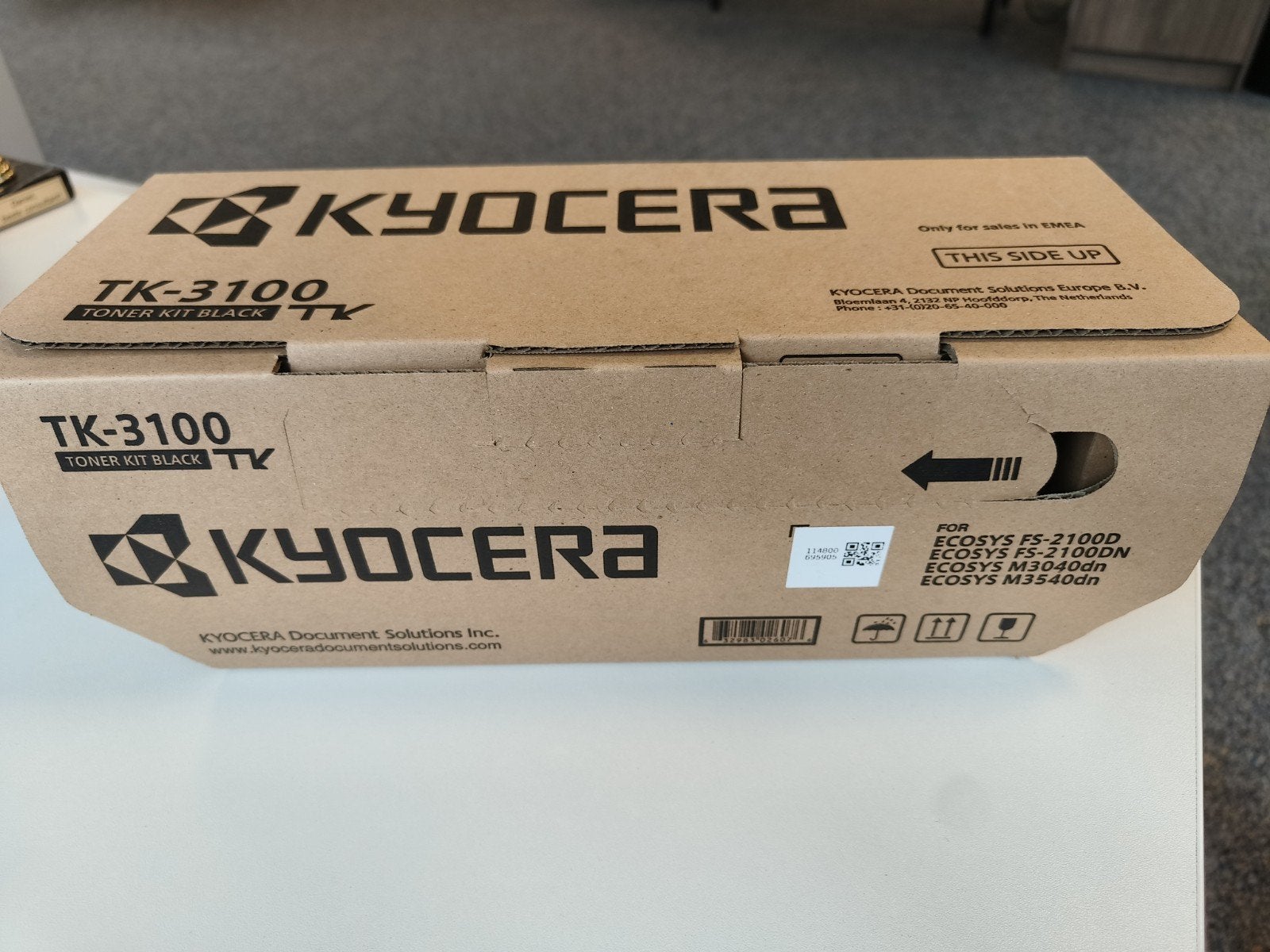 Nieuwe Kyocera TK-3100 Toner Kit Zwart (gesloten verpakking), Ophalen of Verzenden, Nieuw, Toner, Kyocera