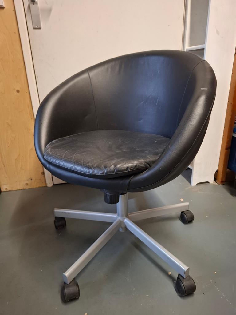 Bureaustoel, Huis en Inrichting, Ophalen, Gebruikt, Zwart, Bureaustoel