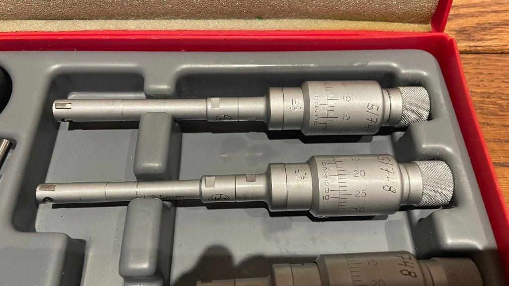 Helios 5-10mm 0,002mm 3 punts binnen micrometer, -, Ophalen of Verzenden, Zo goed als nieuw, Mitutoyo