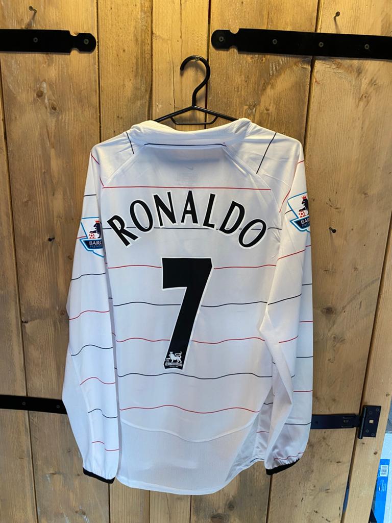 Ronaldo manchester united long sleeve retro uit shirt, Ophalen of Verzenden, Nieuw, Buitenlandse clubs, Shirt