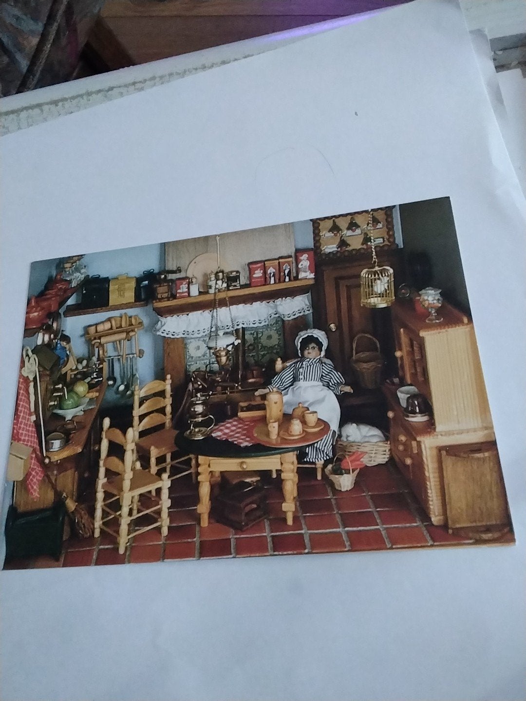 Ansichtkaart Openluchtmuseum Arnhem - Poppenhuis Keuken, Ophalen of Verzenden, 1980 tot heden, Ongelopen