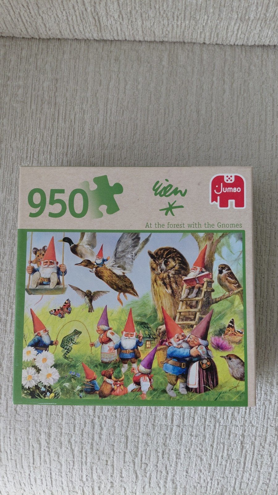 Jumbo - At the forest with the Gnomes - 950 stukjes, Ophalen, 500 t/m 1500 stukjes, Zo goed als nieuw, Legpuzzel
