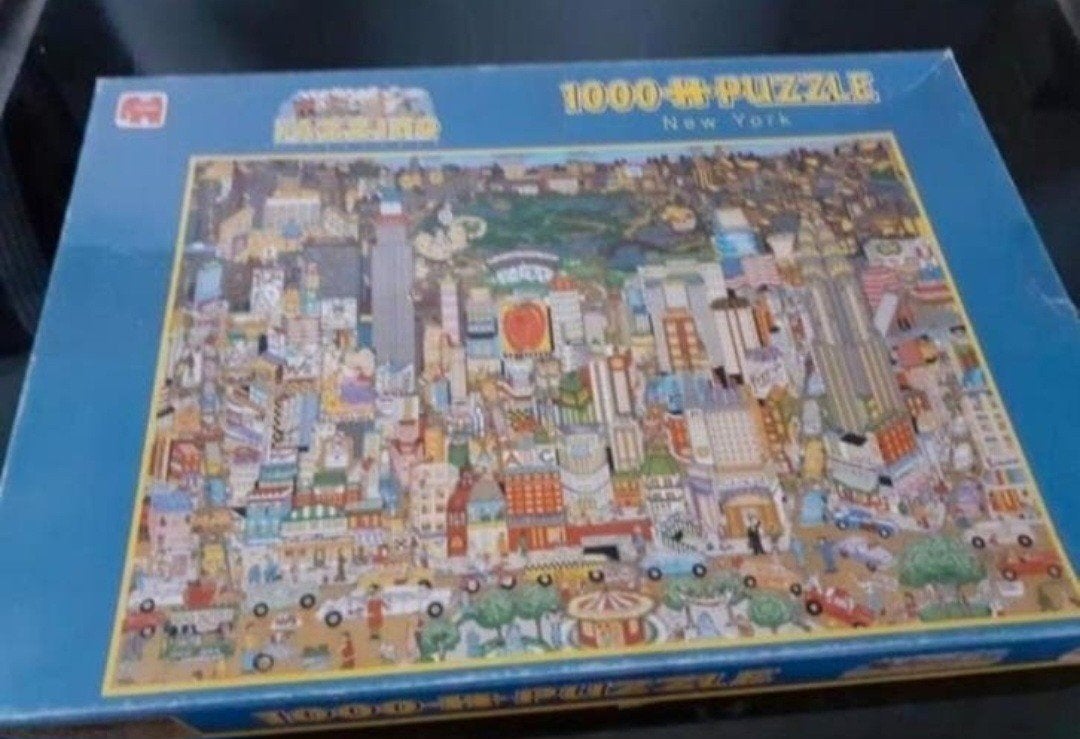 New York 1000-stukjes Puzzel, Ophalen of Verzenden, 500 t/m 1500 stukjes, Zo goed als nieuw, Legpuzzel