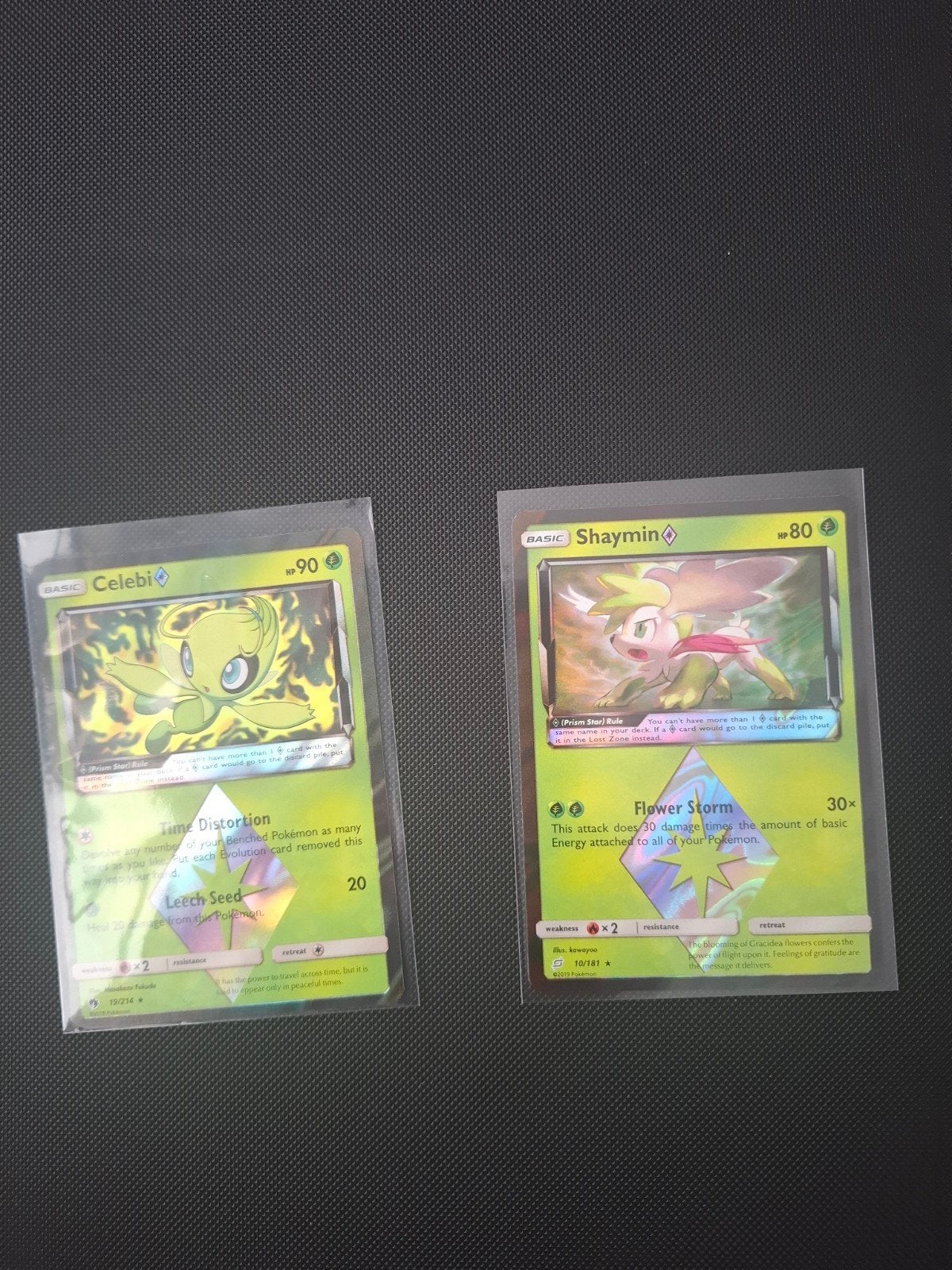 prism star shaymin en prism star celebi, Hobby en Vrije tijd, Ophalen of Verzenden, Zo goed als nieuw